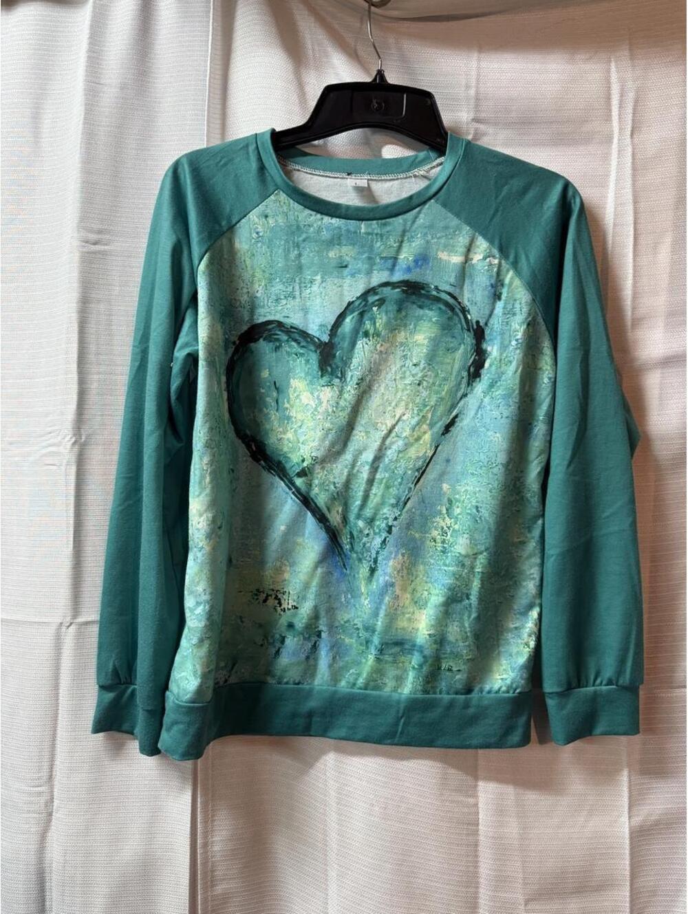 No Brand Women's Blue and Multi Sweatshirt